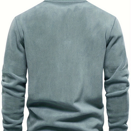 UNICORN Men's Sweatshirt with Stand-Up Collar, Half-Zip, Long Sleeves s m l xl xxl