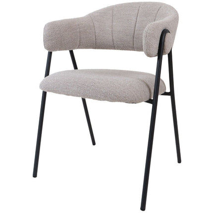 UNICORN bucket chair natural gray