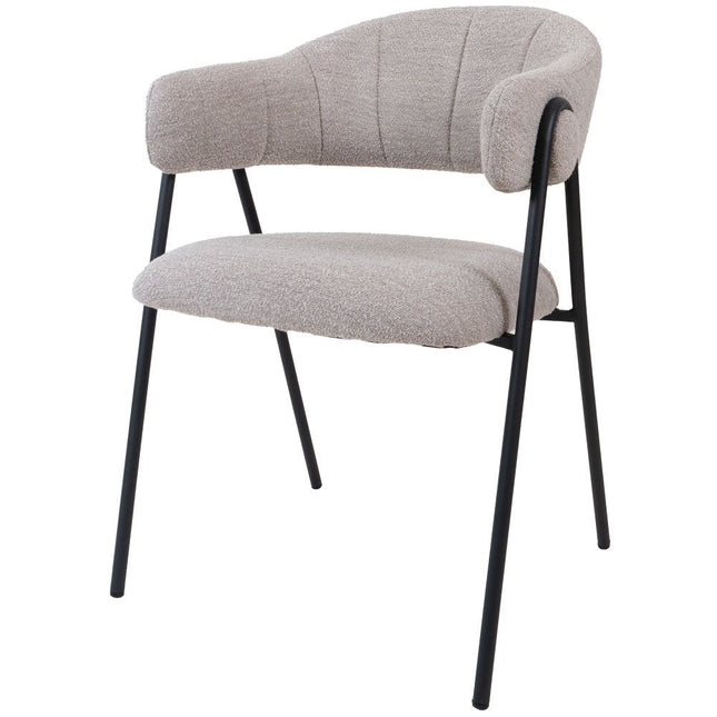 UNICORN bucket chair natural gray