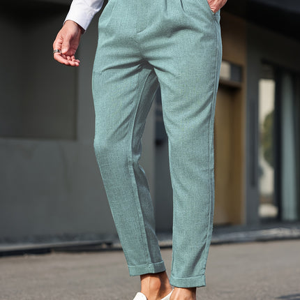 UNICORN Casual Fashion Versatile Suit with Pleated Long Pants s m l xl xxl