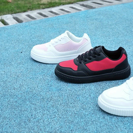 UNICORN Women's White Low-Top Sneakers - Breathable Non-Slip Casual Running Shoes