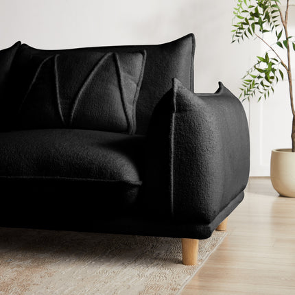 UNICORN Three-seater Living Room Sofa Set White Black Green