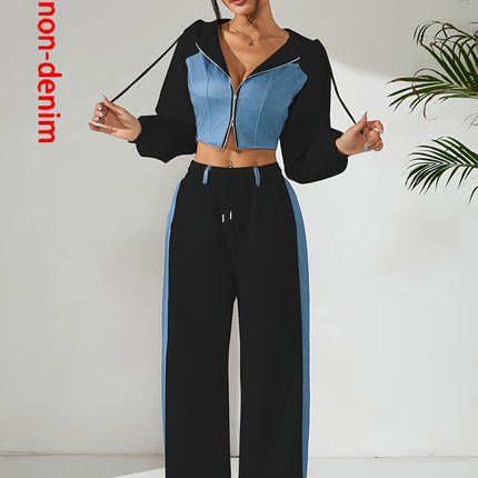 UNICORN Women'S Suit Featuring a Two-Piece Set with Contrasting Colors xs s m l xl