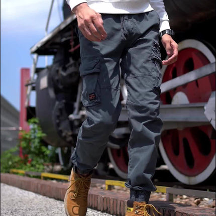 UNICORN Joggers Cargo Pants Men Casual Black Grey Khaki Green 30 32 34 36 38