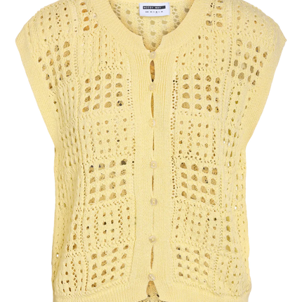 Noisy May Tammy gilet french vanilla geel
