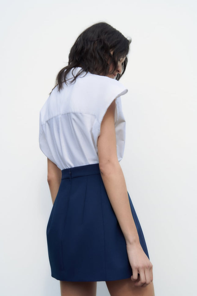 UNICORN Women's mid-rise skirt dark blue xs s m l xl
