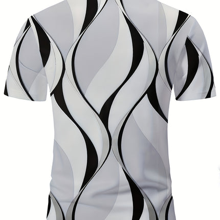 UNICORN Polo Shirt Short Sleeved Breathable With Geometric Pattern s m l xl xxl