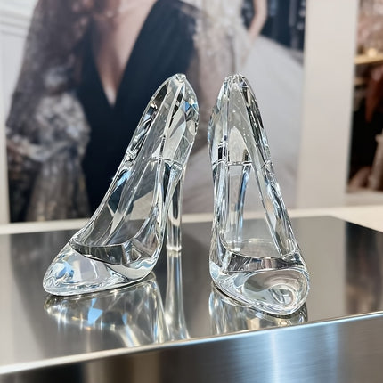 UNICORN Transparent Acrylic High Heel Figurines transparent white