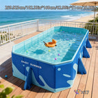 ZDHL2.6-01-88 Beautiful and Practical Home Bathing Sink + 17 Ocean Balls / 259.923*160*51cm Ocean Blue color scheme