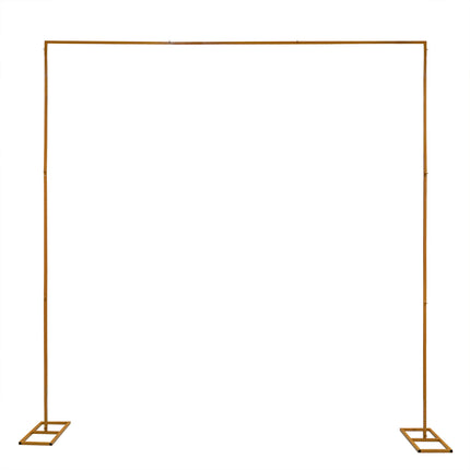 UNICORN Metal Square Garden Arch for Weddings And Events 3M X 3M Golden