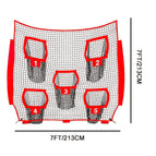 Red 213x213cm ONLY NET