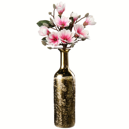 UNICORN Large Bronze-Tone Ceramic Bud Vase 11.5x11.5x38CM
