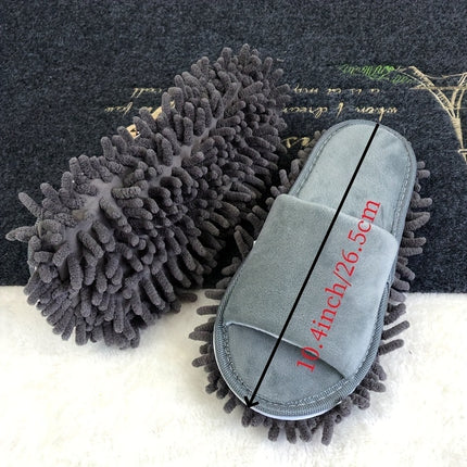 UNICORN 1 Pair Detachable Lazy Mop Slippers Black Beige Gray