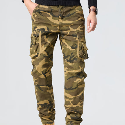 UNICORN Men Street Style Multi-Pocket Camouflage Cargo Pants s m l xl xxl