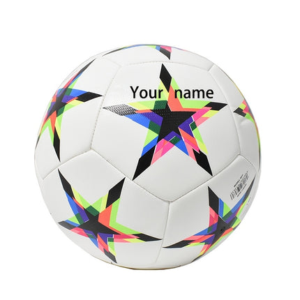 UNICORN Personalized Size 5 Soccer Ball with Custom Engraved Name & Logo Faux Leather