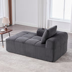 Dark Gray + Corduroy + Foam + 1 Seat