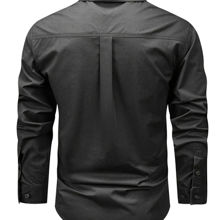 UNICORN Long-Sleeve Shirt for Men Made of Pure with Multiple Pockets xs s m l xl xxl xxxl