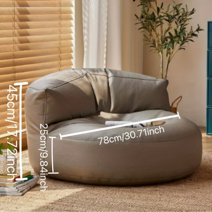 UNICORN Compact 70cm Lazy Sofa Chair Black Gray Orange