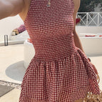 Red Plaid / XS