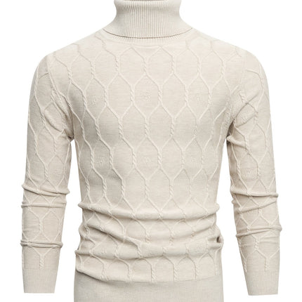 UNICORN Turtleneck Sweater Men'S Thick Warm Knit Top Design Quality Top s m l xl xxl
