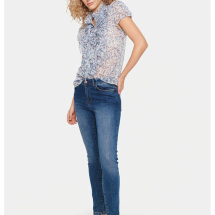 UNICORN Women's polka dot blouse green light blue white yellow xs s m l xl xxl