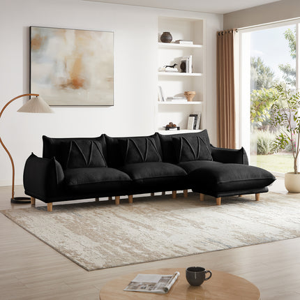 UNICORN Three-seater Living Room Sofa Set White Black Green