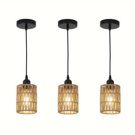 UNICORN Braided paper rope chandelier kitchen island lamp