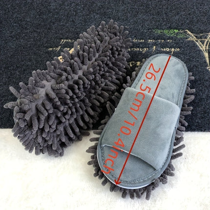 UNICORN 1 Pair Detachable Lazy Mop Slippers Black Beige Gray