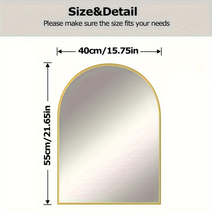 UNICORN Bathroom Mirror Space Aluminum Frame Golden, Black, White, And silvery Colors