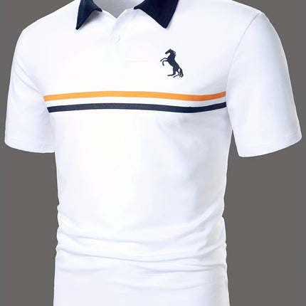 UNICORN Men's Fashion Casual Short Sleeve Printed Shirt