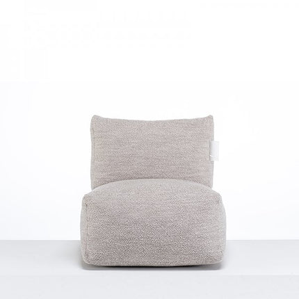 UNICORN Lounge chair pouf beanbag velvet children dark gray black natural dark green leather gray dark brown 48 x 48 x 50 x 23 width x depth x back height x seat height