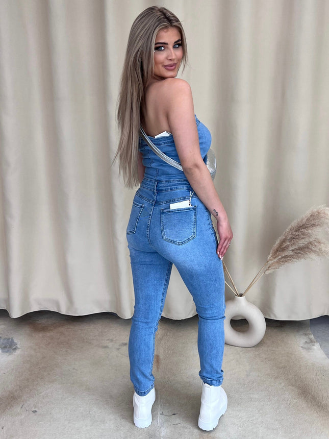 UNICORN Women's jumpsuit denim blue xs s m l xl