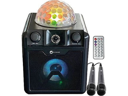 N-GEAR N-Gear Disco Block 410 BLACK Bluetooth Disco / Karaoke System Zwart