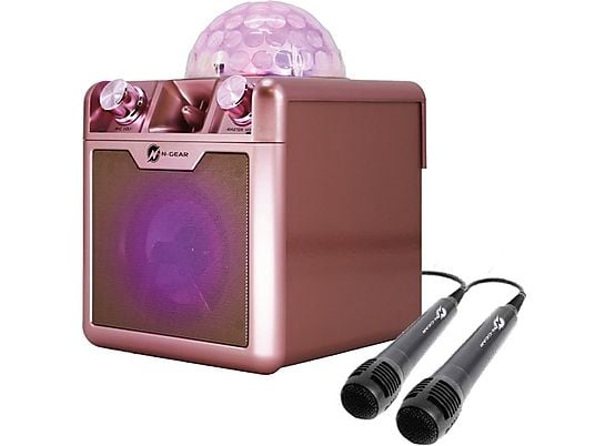 N-GEAR N-Gear Disco Block 410 SPACE PINK Bluetooth Disco / Karaoke System Rosé