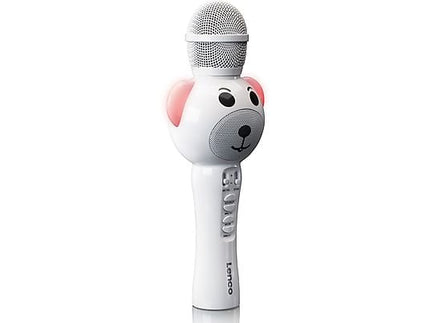 LENCO BMC-060WH Karaoke microfoon Wit-Zwart