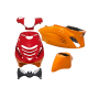 UNICORN Body kit DMP model SP RS-1 air racing orange/red 5-piece zip2000