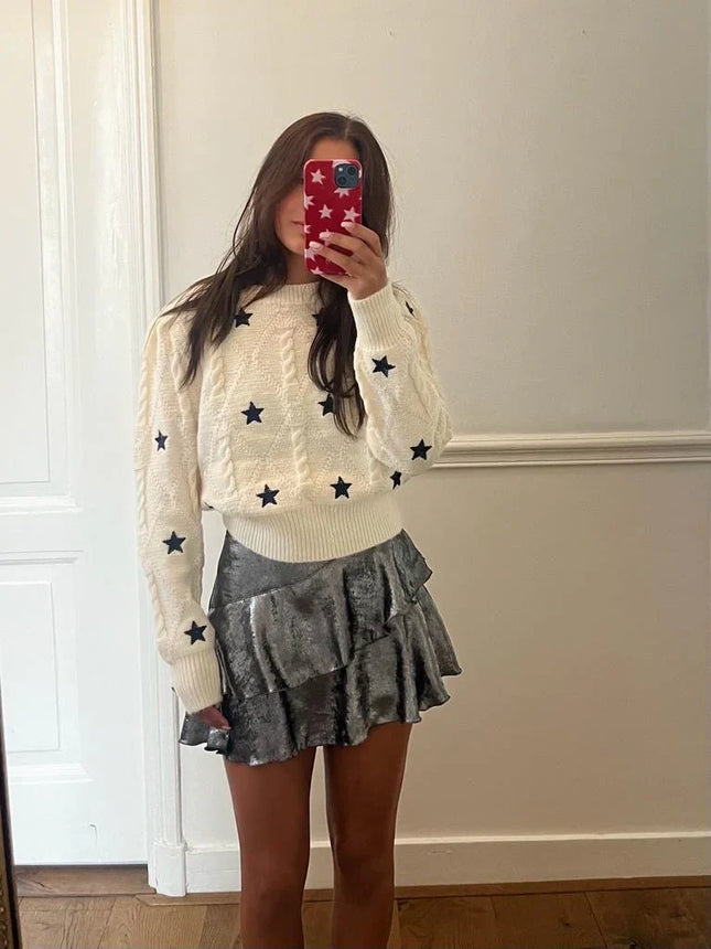 UNICORN Women's skirt silver s m