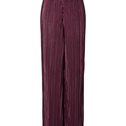 Nora wide pants wine tasting red