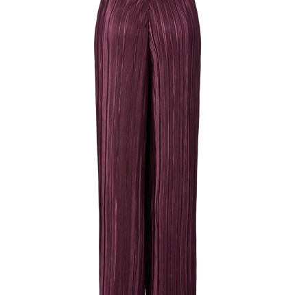 Nora wide pants wine tasting red