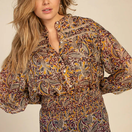 UNICORN Women's blouse yellow beige xs s m l xl xxl