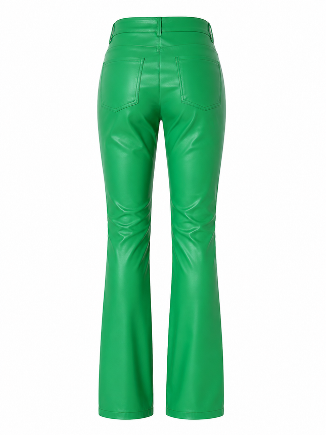 UNICORN Women's leather trousers green s m l