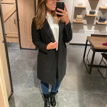 UNICORN Women's long coat dark grey s