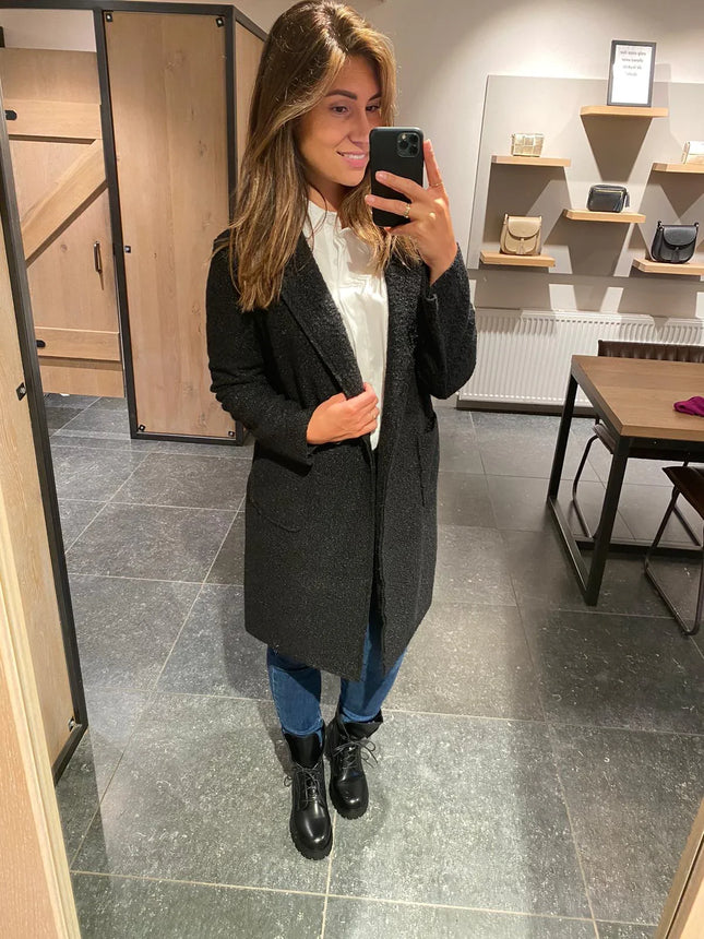 UNICORN Women's long coat dark grey s