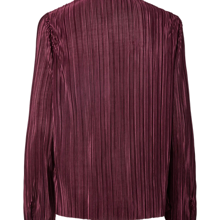 Nora blouse wine tasting red