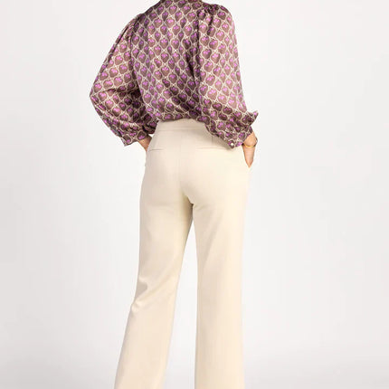 UNICORN Women's blouse purple beige brown xs s m l xl xxl