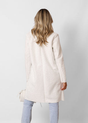 UNICORN Women's woolly white coat s m l xl