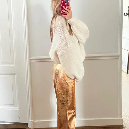 UNICORN Women's trousers gold s m