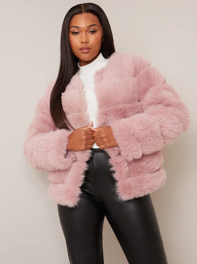 Dames jas zwart roze xxs xs s m l xl