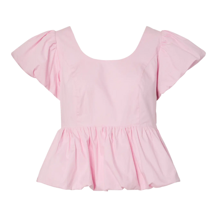 YAS Nille bubble top pink lady