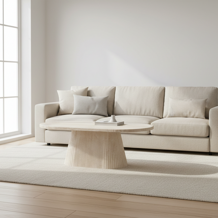 Salontafel Kimberly Travertin Beige